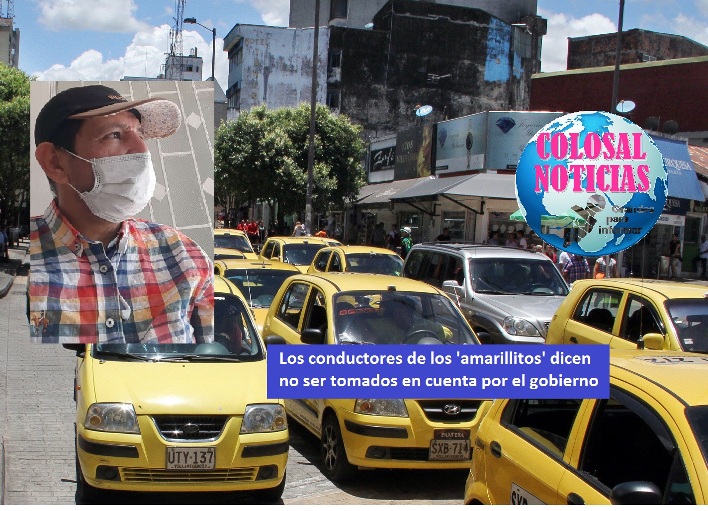 En Villavicencio más de dos mil taxistas están pasando necesidades