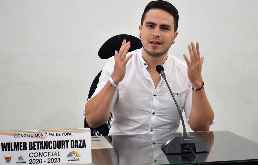 Concejal Wilmer Betancourt Daza nuevo Presidente del Concejo Municipal de Yopal