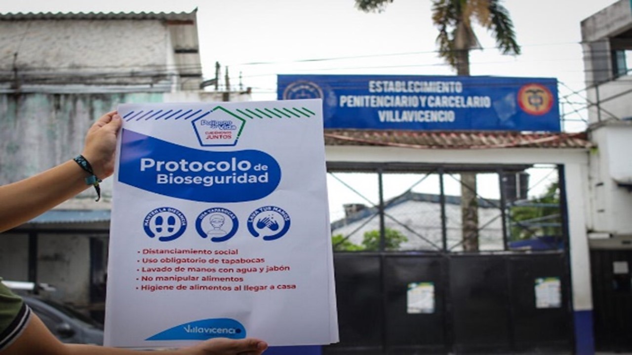 En la cárcel de Villavicencio se confirman nuevos casos positivos de Covid-19