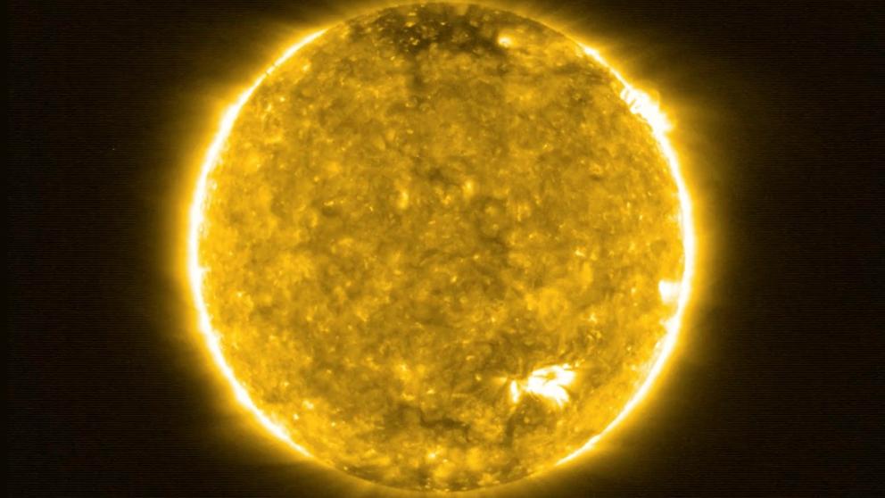 La imágen más cercana al sol, tomada a 77 millones de kilómetros del astro.