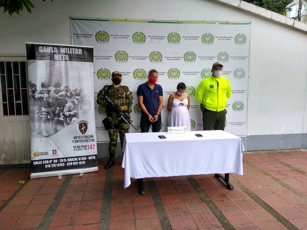 Capturan a pareja dedicada al tráfico de estupefacientes en Villavicencio