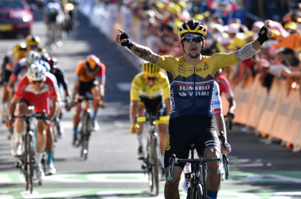 Primoz Roglic, vencedor en la cuarta etapa del Tour de Francia