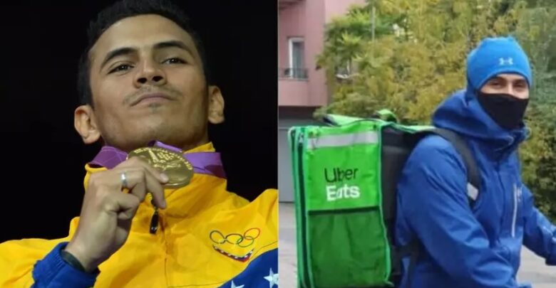 Olímpico venezolano Rubén Limardo ahora hace entregas por Uber Eats