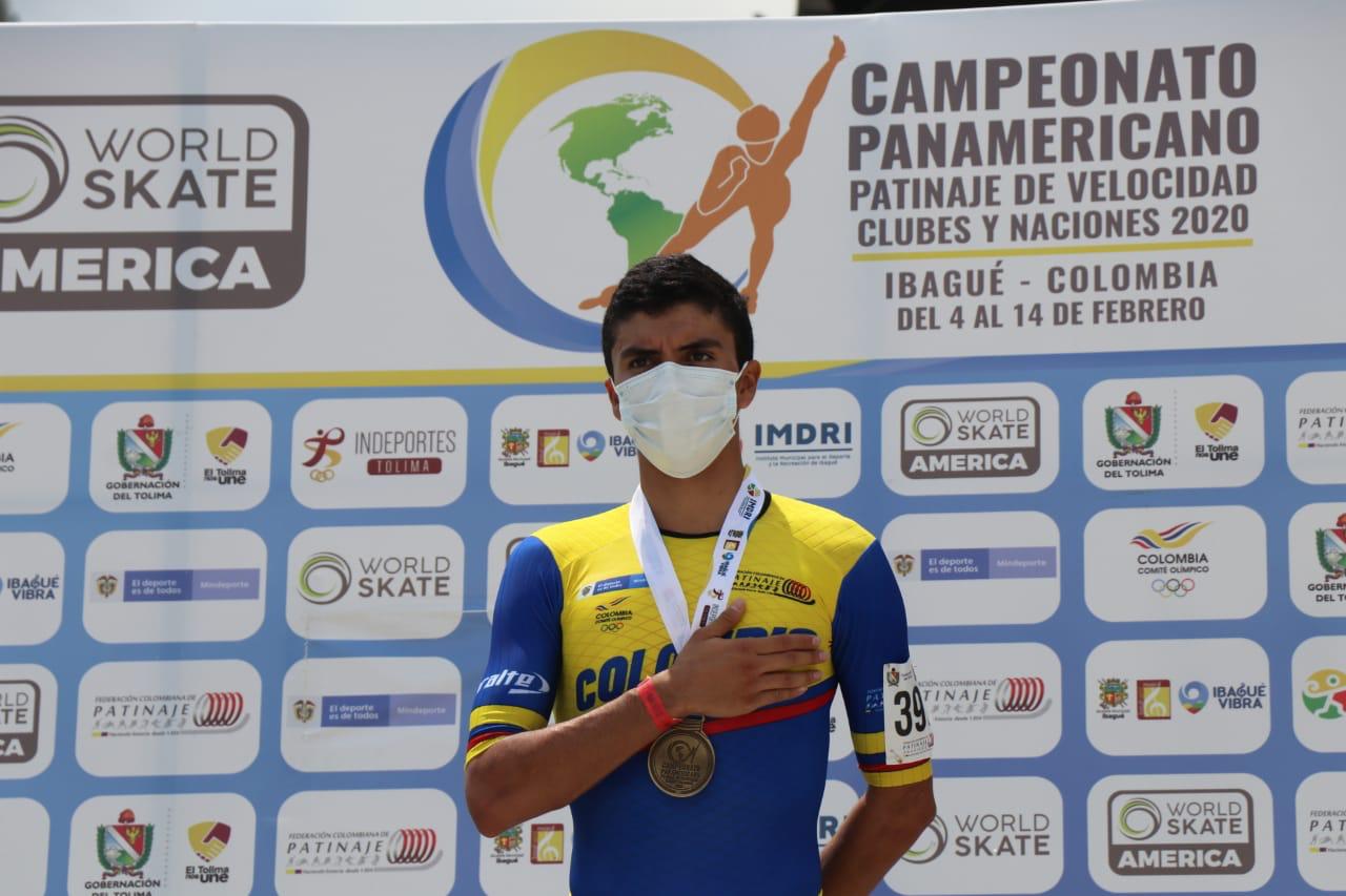 ¡Medalla de Oro para Colombia con Saúl Herreño en el Panamericano de Patinaje!