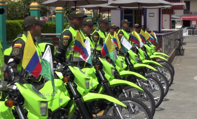 Importante entrega de parque automotor al Departamento de Policía Casanare