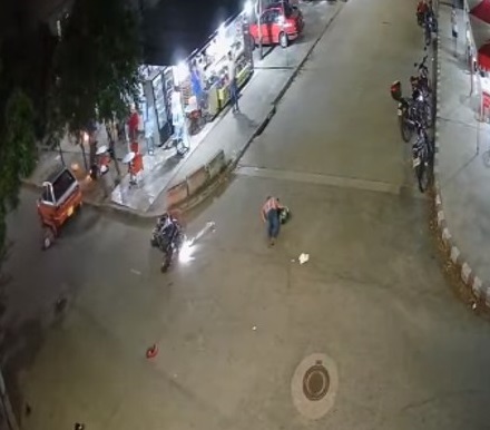 Espectacular choque de motocicletas en Yopal