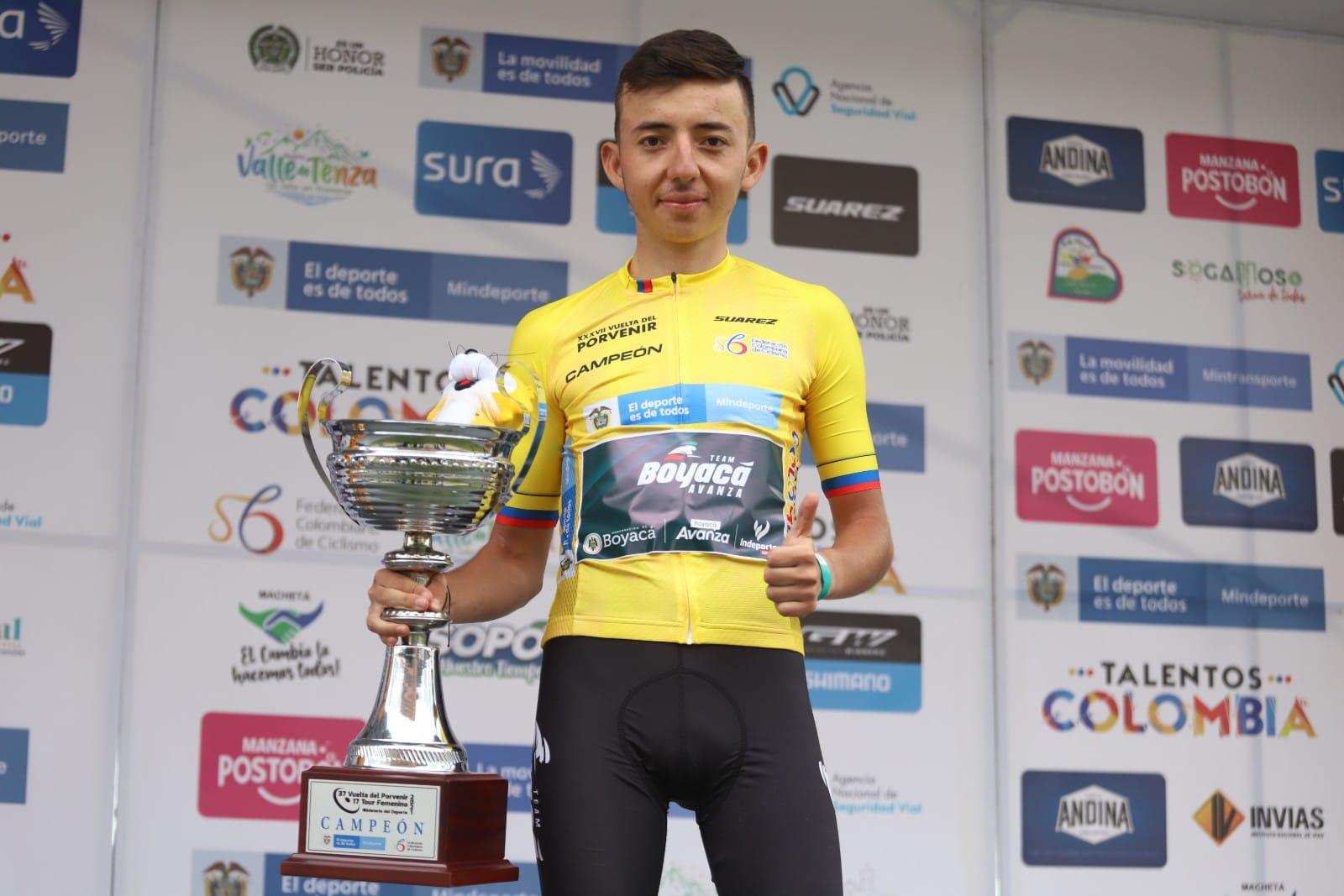 Brayan Molano, nuevo campeón de la Vuelta del Porvenir
