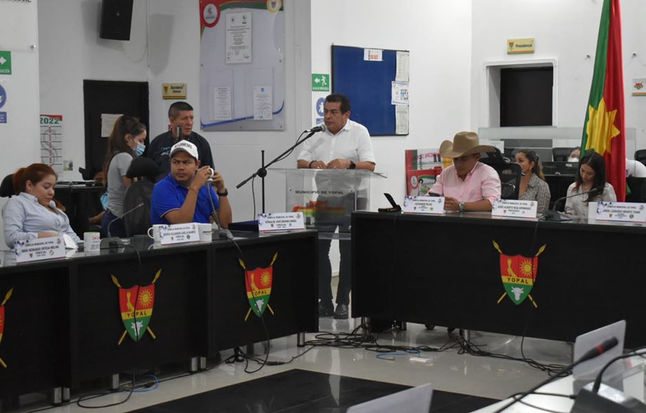 Alcalde instaló sesiones ordinarias del Concejo de Yopal