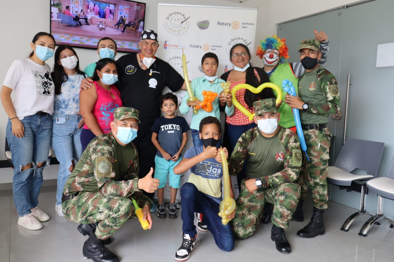 Ejército apoya a niños y pacientes con malformaciones craneofaciales