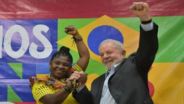 Lula da Silva recibe a la vicepresidenta electa colombiana