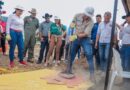 Salomón inauguró la construcción del Parque del Arroz en Aguazul