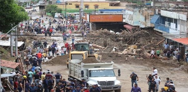 Expresan solidaridad con Venezuela tras deslave que dejó más de 30 fallecidos