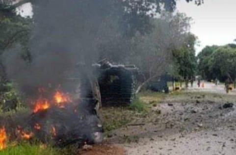 Disidencias serían los autores del carro bomba en Arauca: Fuerzas Militares