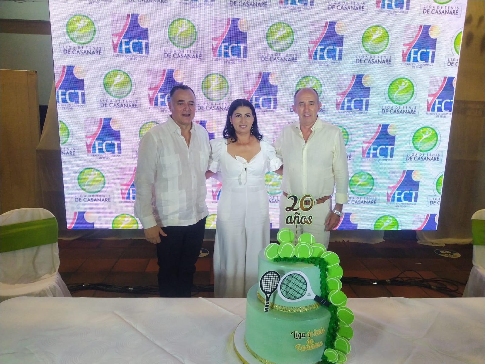 Liga de Tenis de Casanare festejó 20 aniversarios  