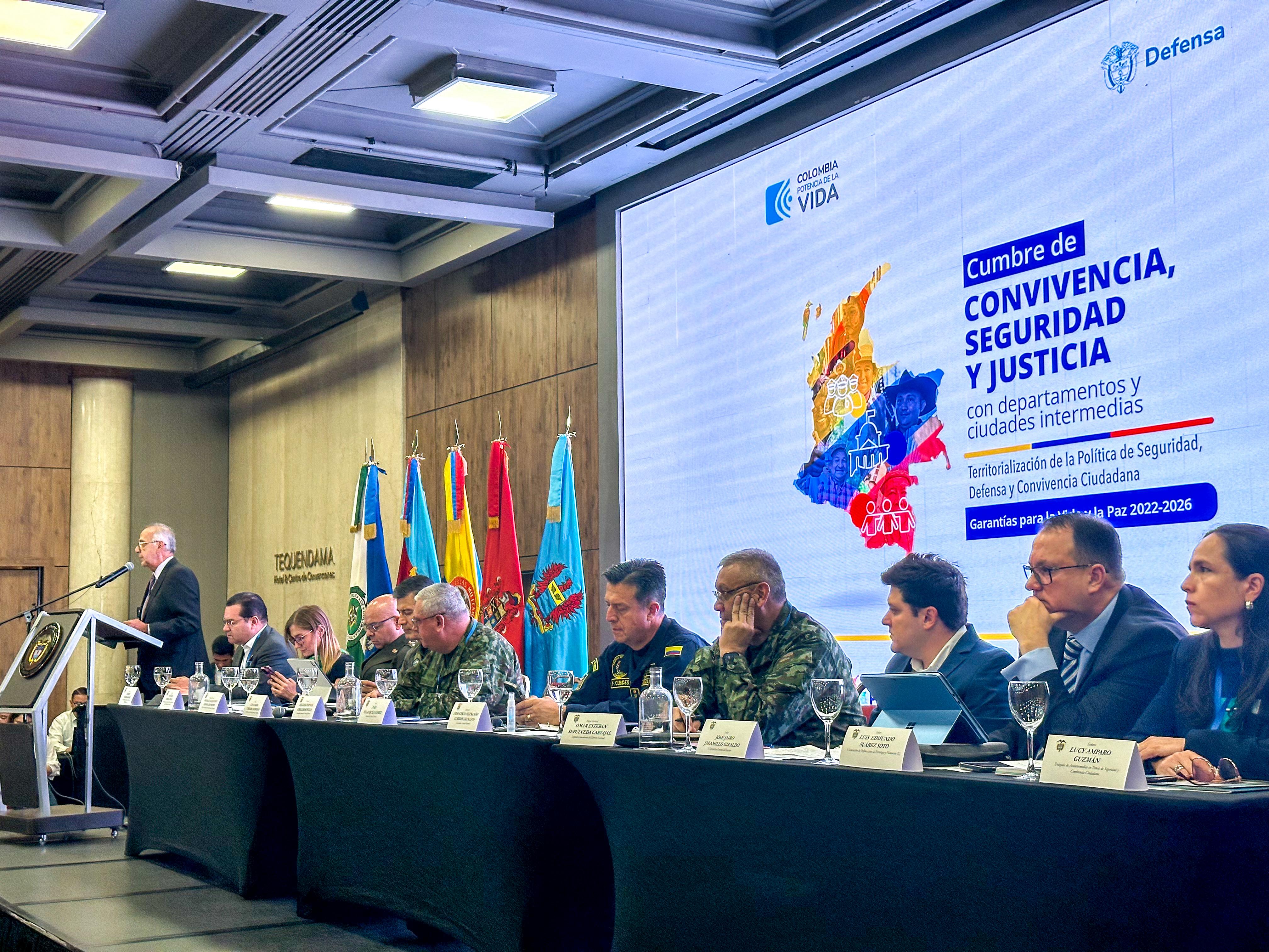 Casanare participó en la Primera Cumbre de Convivencia, Seguridad y Justicia
