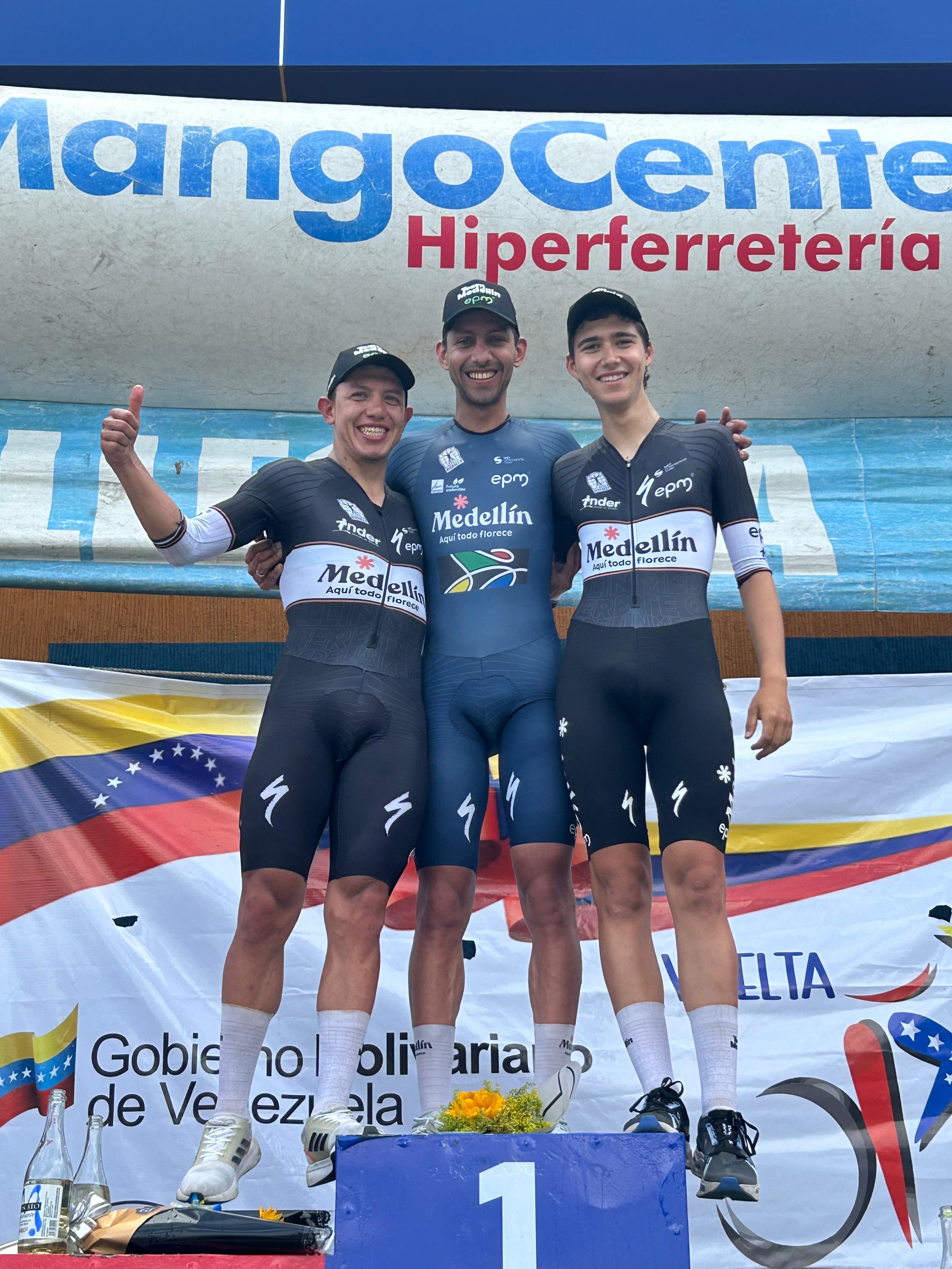 Team Medellín impone el ritmo en la Vuelta a Venezuela